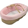 Heavenly Soft Moses Basket - color: Pink