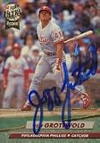 Jeff Grotwold, Philadelphia Phillies Autographed Card