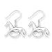 Sterling Silver Horse Pierced Earrings QE4826