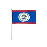 Belize Flag 12 x 18 inch