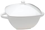 Mikasa Elegance White Covered Casserole