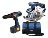 Ryobi 18V Combi + Circular Saw in bag