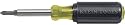 Klein 32476 5-in-1 Screwdriver/Nut Driver, Yellow and Black