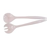 Salad Utensils ~ Heavy Duty Melamine Salad Server 2 Piece set ~ 6 Colors to Choose From,white