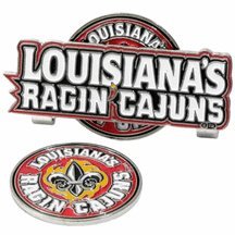 Louisiana Ragin' Cajuns Slider Clip With Golf Ball Marker Of 3)