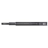 Rockler 14'' Centerline Full-Extension Slides, 100 Lb., Black Finish