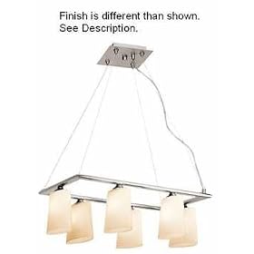 Access Lighting 64046-ORB-OPL Thea 6 Light Single Tier Chandelier in Oil Rubbed Bronze... by Access Lighting