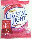 Energy Sugar Free Crystal Light Hard Candy Wild Strawberry 3 oz.