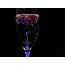 Fortune ProductsLG-6004 Lighted Champagne Real Glass, 2" Diameter x 10.3" Height, 10oz Capacity (Pack of 4)
