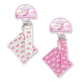 Pink Ribbon Wristlet Coin Purse