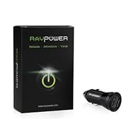 RAVPower ® RP-CC01 2 port/amp Micro Mini Universal Dual USB Car Charger adapter for iPhone 5/5S,iPhone 4/4S,iPhone 3GS,iPad mini,iPad 2/3/4,ipod; Samsung Galaxy Note 2, S3, S2, S, Galaxy Tab; Kindle Fire HD, Kindle Touch and other Mobile Devices