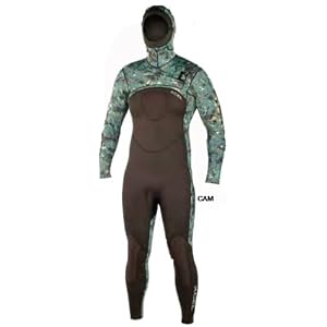 Xcel HECS STEALTHSCREEN Men’s 5/4mm Camo Hooded Fullsuit
