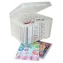 Iris Greeting Card Box - Card Keeper - 215500 (Clear) (7.38"H x 10.63"W x 9.31"D)