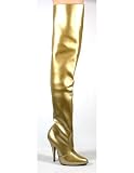 Sexy Gold High Heel Thigh High Boot - 7