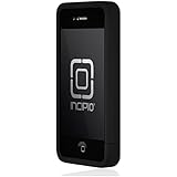 Incipio iPhone 4/4S Hard Shell Case w/ 3-Pack Screen Protectors & Viewing Stand - Carrying Case - Black/Black