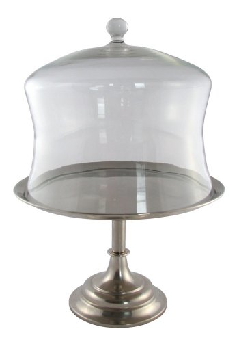 glass cloche. Stand with Glass Cloche