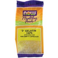 Now Foods Gel Caps, 1000 Caps, 3 (Pack of 2)