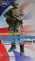 Childrens Toyshop  Toys : Aaron British Army Soldier,Operation T 12 inch Action Figure by Dragon