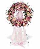 Respectful Pink Wreath