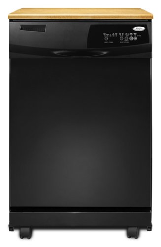 Whirlpool DP1040XTXB Full Console Dishwasher - Black
