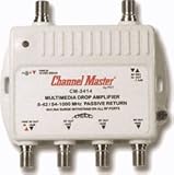 Channel Master 4 Set Distribution Amplifier 50 to 1000mhz with Return Path