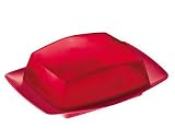 Koziol Butterdose Rio transparent rot/solid himbeer