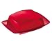 Koziol Butterdose Rio transparent rot/solid himbeer