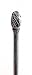 Forney 60139 Tungsten Carbide Burr with 1/8-Inch Shank, Cylindrical, 1/4-Inch, Dark Grey