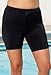 Aquabelle Women's Plus Size esistant! Aquabelle Black Bike Short