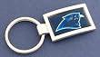 Carolina Panthers Black Curved Key Chain NFL
