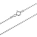 Bling Jewelry 925 Sterling Silver Ball Bead Chain Necklace 150 Gauge Italy