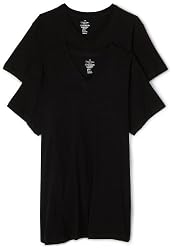 Calvin Klein Men's Flexible Fit Short-Sleeve V-Neck Tee, 2 Pack