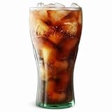 Coca Cola Glasses 16oz / 460ml (Box of 4) Original, Official and Genuine - Height 155mm