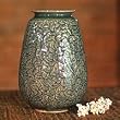 NOVICA Celadon ceramic vase, 'Botanical Blue'