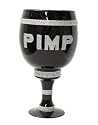 Black Glass Pimp Cup Halloween Accessory