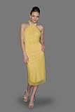 Golden Halter Rhinestone Dresses by eDressMe new york