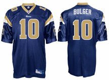 Marc Bulger St. Louis Rams #10 Authentic Reebok NFL Football Jersey (Blue)