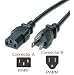 Cables To Go 03130 18 AWG Universal Power Cord, IEC320C13 to NEMA 5-15P (6 Feet)