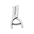 Heavy-Duty 1-Hole Nickel-Plated Utility Punch, 1/8" Dia., 20-Sheet Capacity