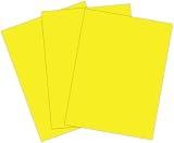 Roselle Vibrant Construction Paper, 50ct, Yellow (CON1491250)
