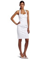 French Connection Women s California Summer Halter Neck Dress White 8 Best Price