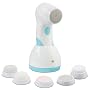 Homedics PED-200 Rechargeable Spinning Pedicure Tool with 5 Attachments, White