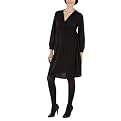 Cocoon Maternity Empire Dress - Black
