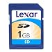 Lexar Media 1 GB Secure Digital Memory Card (SD1GB-231) (Retail Package)
