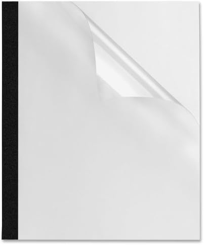 Wholesale CASE of 15 - Fellowes Thermal Heavy-gauge Binding Covers-Thermal Covers, 3/8", 61-90 Sht Cap, 10/PK, Clear/Black