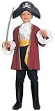 CHILD Original Captain Hook Costume - Great Kids Pirate Costume! (Gun and Hook not included)