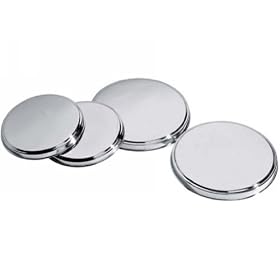 Set of 4 Stainless Steel Hob Covers