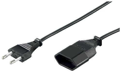 1aTTack Stromkabel Euro-Stecker NK 113 S-200 2m schwarz