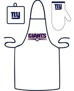 New York Giants Grilling Apron Set