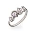 Eve's Addiction Journey Swirl CZ Sterling Silver Ring
